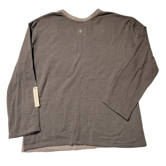 NWT Max Studio Performance Sonoran Tunic Women's Size L Color Block‎ Side Slits - Picture 3 of 9